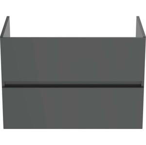Šedá závěsná skříňka pod umyvadlo 80x55 cm Eurovit+ – Ideal Standard