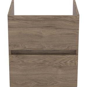 Závěsná skříňka pod umyvadlo v dekoru ořechu v přírodní barvě 50x55 cm Eurovit+ – Ideal Standard
