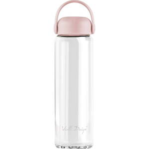 Růžová skleněná lahev 540 ml Fuori – Vialli Design