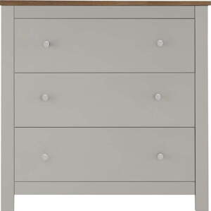 Šedá vysoká komoda 81x35 cm Emerald – Støraa