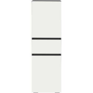 Bílo-antracitová vysoká úzká koupelnová skříňka 38x130 cm Wisla – Støraa