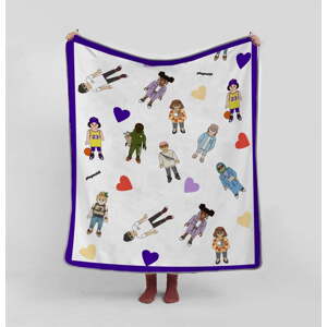 Dětská deka z mikrovlákna 130x130 cm Unique United – Playmobil