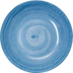Světle modré hluboké porcelánové talíře v sadě 6 ks ø 21 cm Tangeri blue – Villa Altachiara