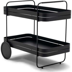 Kovový servírovací stolek na kolečkách 74x42 cm Gin & Trolley – Spinder Design