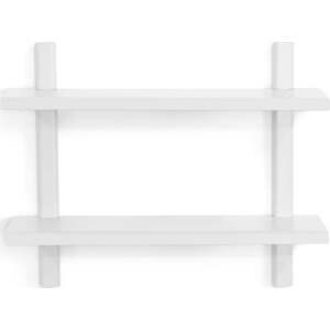 Bílá patrová kovová police 60 cm Hola – Spinder Design