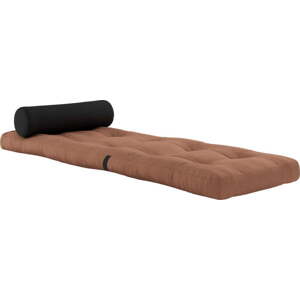 Futonová matrace v cihlové barvě 70x200 cm Wrap – Karup Design