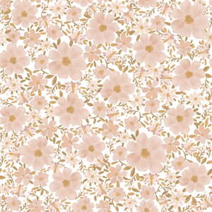 Dětská tapeta z netkané textilie 10 m x 50 cm Flowers – Lilipinso