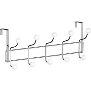 Kovový věšák na dveře ve stříbrné barvě 40,5 cm Jaxen – Premier Housewares