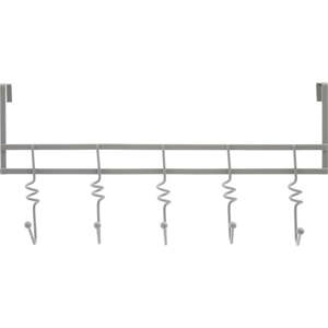 Šedý kovový věšák na dveře 46 cm Jaxen – Premier Housewares