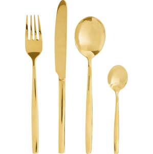 Nerezový příbor ve zlaté barvě 16 ks Avie – Premier Housewares