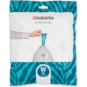 Pytle na odpadky v sadě 40 ks 5 l PerfectFit W – Brabantia