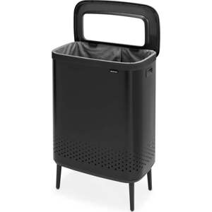 Matně černý kovový koš na prádlo 90 l Bo Hi – Brabantia