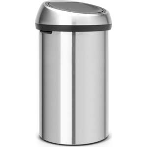 Dotykový ocelový odpadkový koš v matně stříbrné barvě 60 l Touch Bin – Brabantia