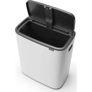 Bílý dotykový ocelový odpadkový koš 60 l Bo Touch Bin – Brabantia