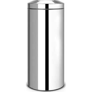 Ocelový odpadkový koš v leskle stříbrné barvě 30 l Flame Guard – Brabantia