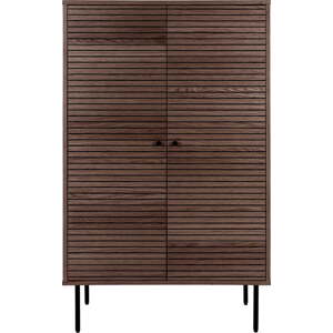 Tmavě hnědá skříňka v dekoru dubu 80x130 cm Kyoto – House Nordic