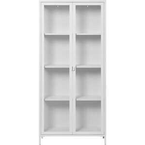 Bílá kovová vitrína 80x175 cm Brisbane – House Nordic