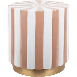 Kovový kulatý odkládací stolek ø 40 cm Candy Swirl – Leitmotiv