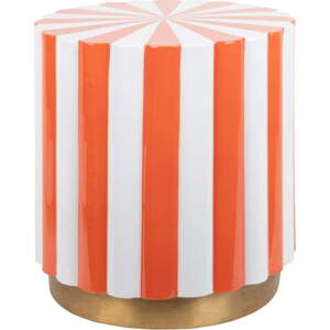 Kovový kulatý odkládací stolek ø 40 cm Candy Swirl – Leitmotiv