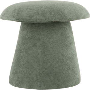 Šedý sametový taburet Mushroom – Leitmotiv