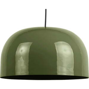 Zelené závěsné svítidlo s kovovým stínidlem ø 40 cm Dome – Leitmotiv