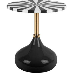 Kovový kulatý odkládací stolek ø 41 cm Candy Swirl – Leitmotiv