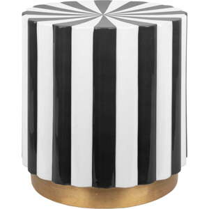 Kovový kulatý odkládací stolek ø 40 cm Candy Swirl – Leitmotiv