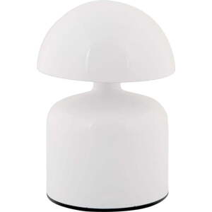 Bílá LED stolní lampa s kovovým stínidlem (výška 14 cm) Impetu – Leitmotiv
