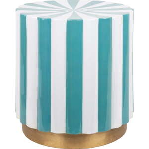 Kovový kulatý odkládací stolek ø 40 cm Candy Swirl – Leitmotiv