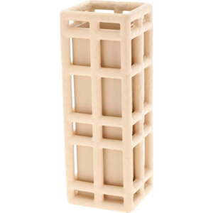 Béžová ručně vyrobená váza z polyresinu (výška 30 cm) Lyng – Villa Collection