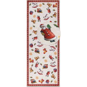 Červený běhoun s vánočním motivem 80x200 cm Red Christmas – Villeroy&Boch