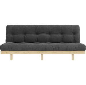 Černoantracitová manšestrová pohovka 200 cm Lean – Karup Design