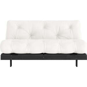 Krémová rozkládací pohovka 160 cm Roots Black Night – Karup Design