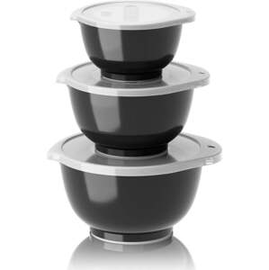 Černé misky v sadě 3 ks 750 ml Margrethe Mini – Rosti