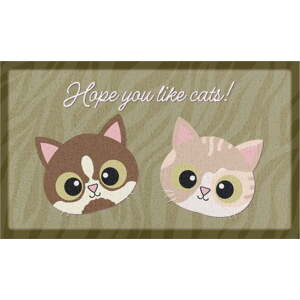 Rohožka 40x70 cm Hope You Like Cats – Artsy Doormats