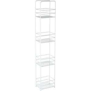 Bílý obdélníkový 4 patrový stojan Premier Housewares