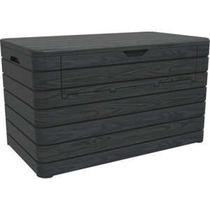 Tmavě šedý zahradní úložný box Dolomiti – Toomax