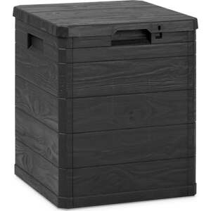 Tmavě šedý zahradní úložný box Woodys – Toomax