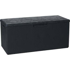 Tmavě šedý zahradní úložný box Portofino – Toomax