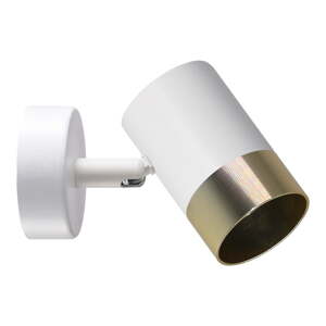 Nástěnné svítidlo v bílo-zlaté barvě Tobi – Candellux Lighting