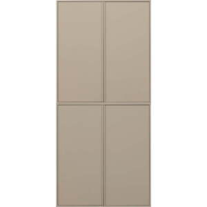 Krémová modulární skříň z borovicového dřeva 100x220 cm Daily – vtwonen