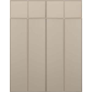 Krémová modulární skříň z borovicového dřeva 200x250 cm Daily – vtwonen