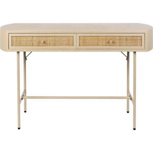 Béžový konzolový stolek 40x120 cm Amaya – White Label