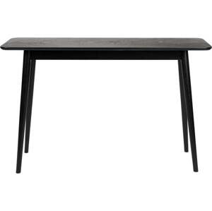 Černý konzolový stolek 40x120 cm Fabio – White Label