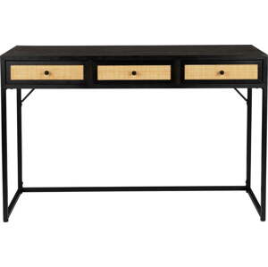 Černý konzolový stolek 40x120 cm Guuji – White Label