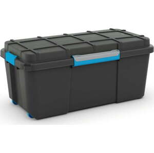 Černý plastový úložný box s víkem 78x39,5x35 cm Scuba Box – KIS