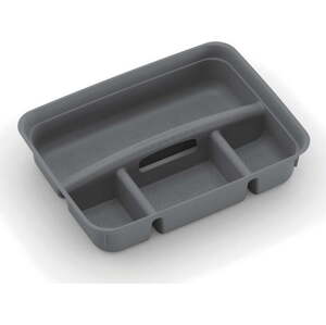 Šedý plastový rozdělovač do úložného boxu 35,5x26,5x8,5 cm K Latch Box – KIS