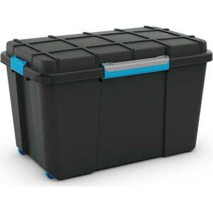 Černý plastový úložný box s víkem 73,5x44,5x46 cm Scuba Box – KIS