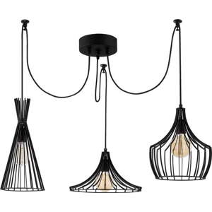 Černé závěsné svítidlo Mezopotamya – Opviq lights