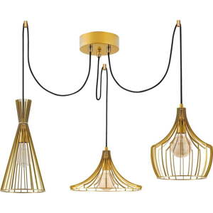 Závěsné svítidlo ve zlaté barvě Mezopotamya – Opviq lights
